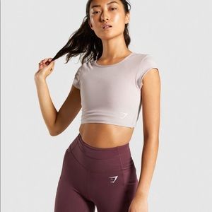 GymShark Taupe Nude Crop